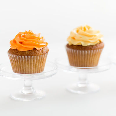 Peachy Orange Cupcakes